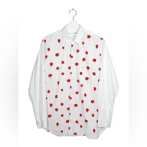 Comme Des Garcons Shirt 2018SS Runway Mary Heilmann Collab Bloodstains Shirt